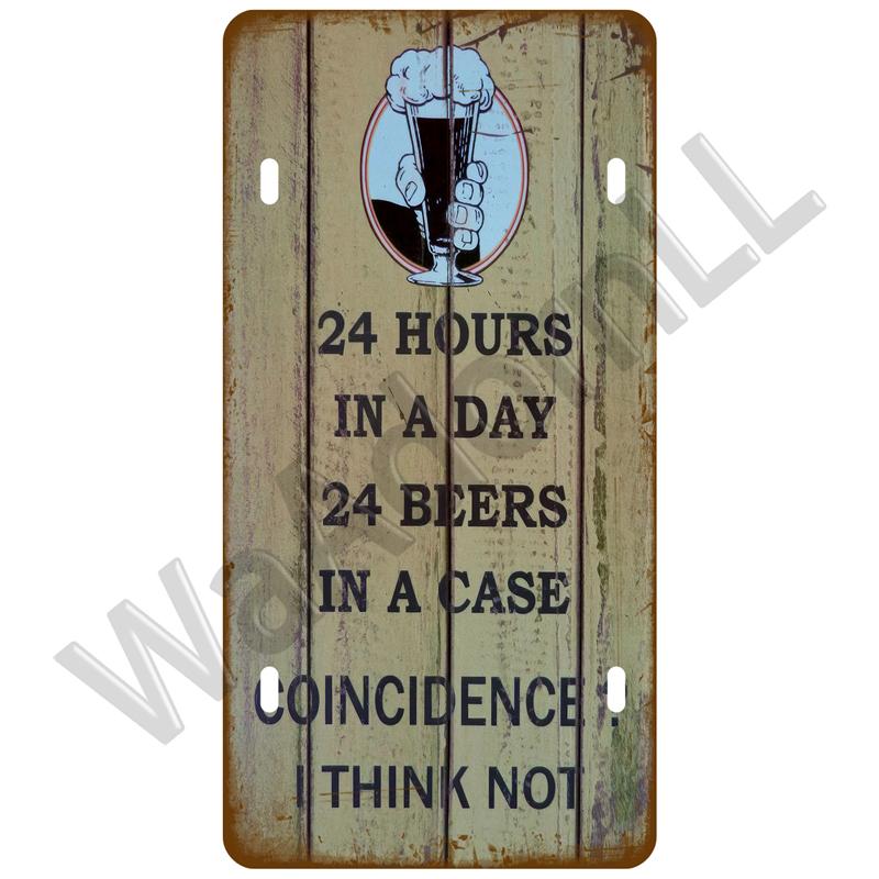 Vintage Metal Sign Brand Cafe Drink Coffee Beer Tin Sign Funny Poster Home Decor For Bar Pub Club Man Cave Wall Decoration Art