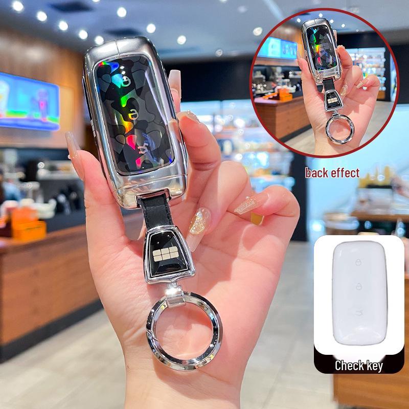 Чехол для ключей Galaxy Starry 8emp: 2025 Geely Explorer Звездный Корабль Издание Все включено Металлическая Пряжка Чехол