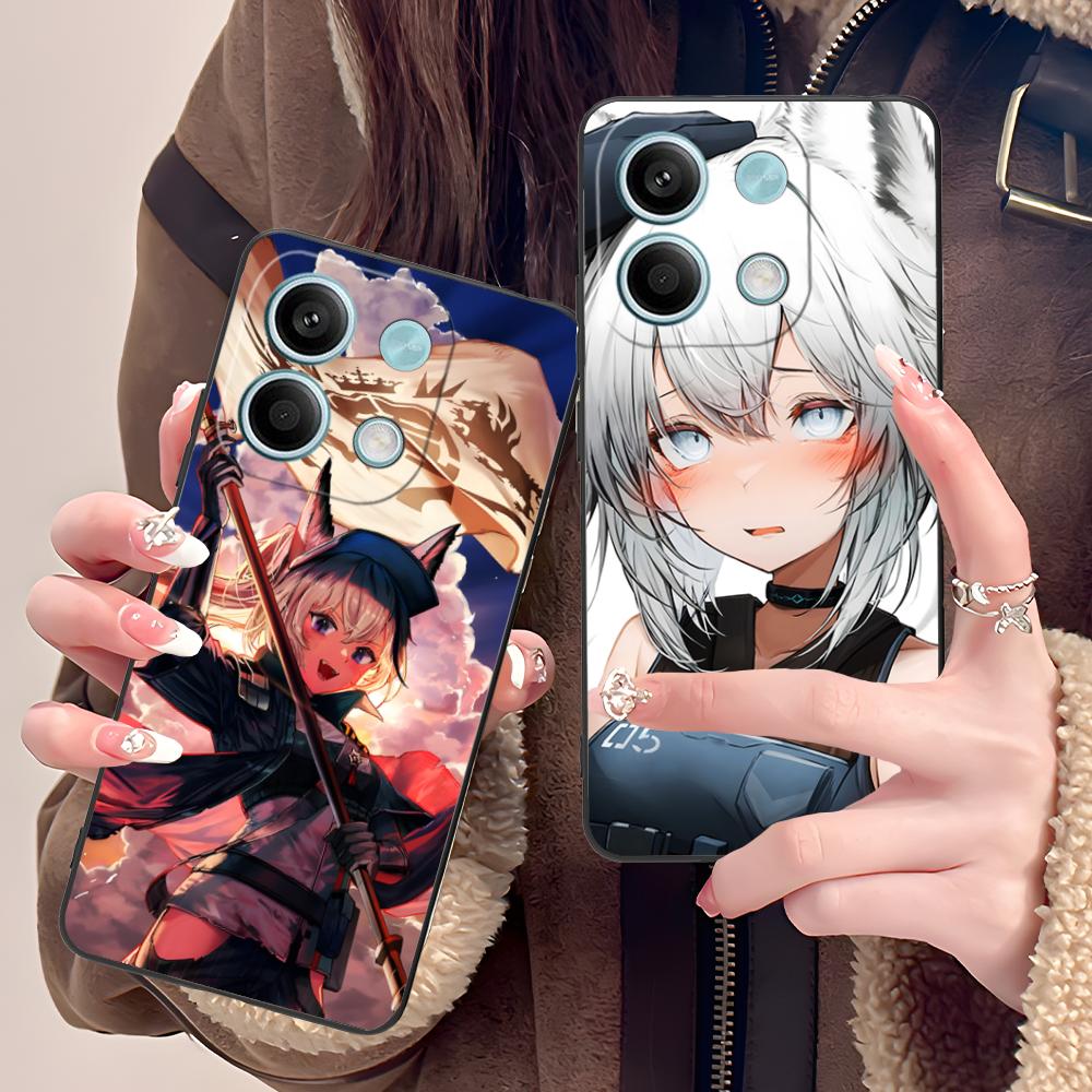 Arknights Grani Matte TPU Mobile Phone Case for POCO F8 F7 F6 F5 F4 F3 F2 Pro GT C75 C71 C65 C61 C40 Pro Ultra Colorful Cover