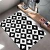 Playing Card Symbols Pattern Carpet suitable as a non-slip mat for the living room or bedroom sofa