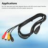 Кабель-переходник 5-контактный DIN (папа) на 4 RCA (мама), Plug and Play, Профессиональный аудиоадаптер, 4,9 фута, Аудиокабель для CD-усилителя