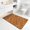 Коврик для пола с текстурой дерева Диатомовая земля Абсорбирующий коврик для ванной Современный Быстросохнущий Нескользящий Коврик для ванной для душа Кухни Прихожей