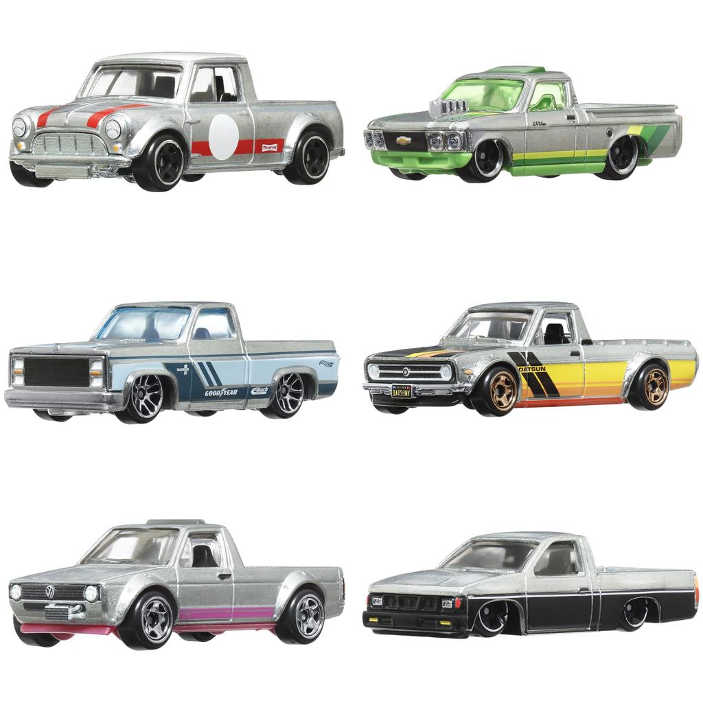 Hot Wheels Zamak Multipack Vehicle Toy Mini 6 Ages 3 and Silver HRX57 Car, Cars, Up,