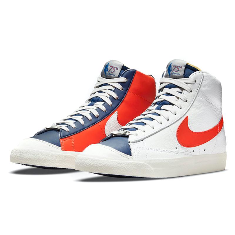 Nike Blazer Mid 77 Nba 75th Anniversary Knicks Sneakers Skateboard Shoes DD8025-100