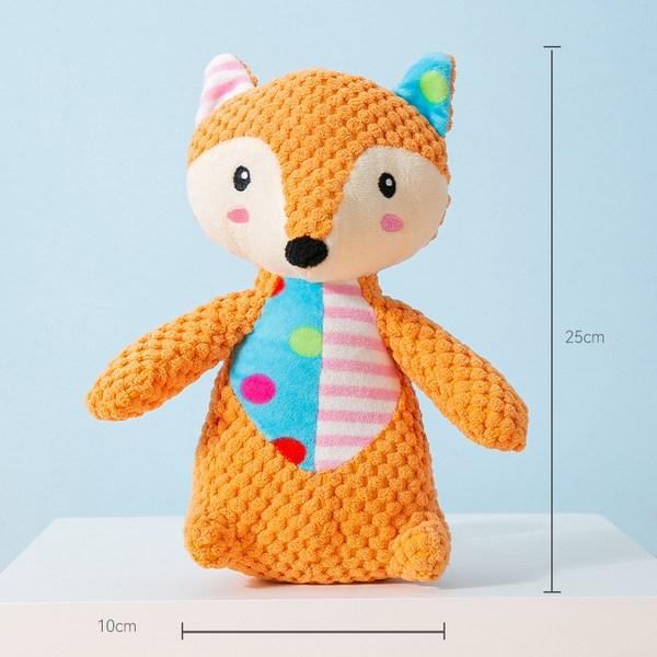 Игрушка для собак Tiny Tog Tug Play Pet, плюшевая игрушка, 1 предмет, лиса