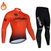 Tour De Italy D'ITALIA Cycling Clothes Men's Blouse Uniform Costume Bike Fleece Jersey Sports Set Pants Man Bicycle Clothing Bib