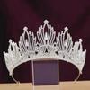 European & American Bridal Rhinestone Tiara - Miss World Pageant Princess Crown
