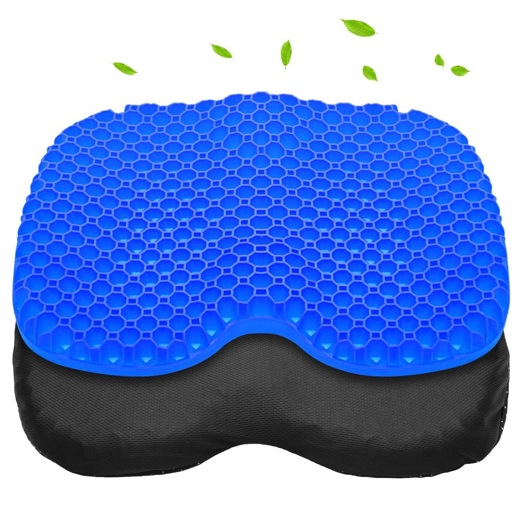 Thick Gel Zero Chair Compact Honeycomb Gel Seat Cushion with High All For Distributes Body Pressure Standard Cushion, Gravity, Cushion, Cushion,