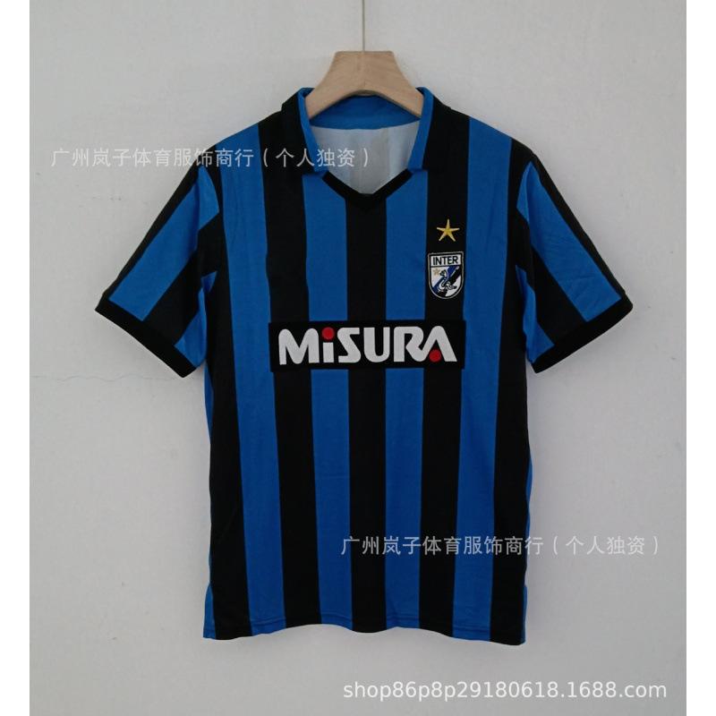 Vintage La Liga Santos, jersey Barcelona No. 10 Paris Portugal Inter Milan AC Brazil football jersey