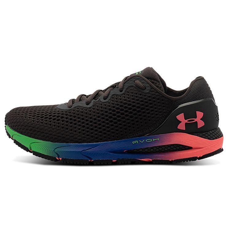 Under Armour HOVR Sonic 4 Mesh Lace-Up Low-Top Lifestyle Sneakers Women Sneakers Coal Jade-Gray 3025225-101