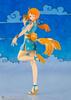TAMASHII NATIONS Фигурка Figuarts ZERO ONE PIECE Nami размером около 140 мм, окрашенная, готовая (Онами) ПВХ и АБС