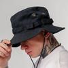 Unisex Trendy Retro Street Style Fisherman Hat with Adjustable Drawstring and Large Brim