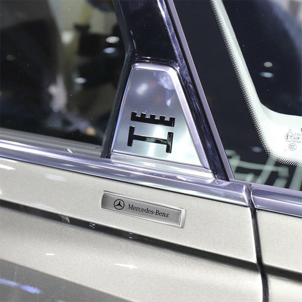 1pcs 3D Metal Badge Car Body Trunk Decoration Sticker Motorcycle Decals For Mercedes Benz AMG W203 W204 W212 W213 GLC GLA CLA