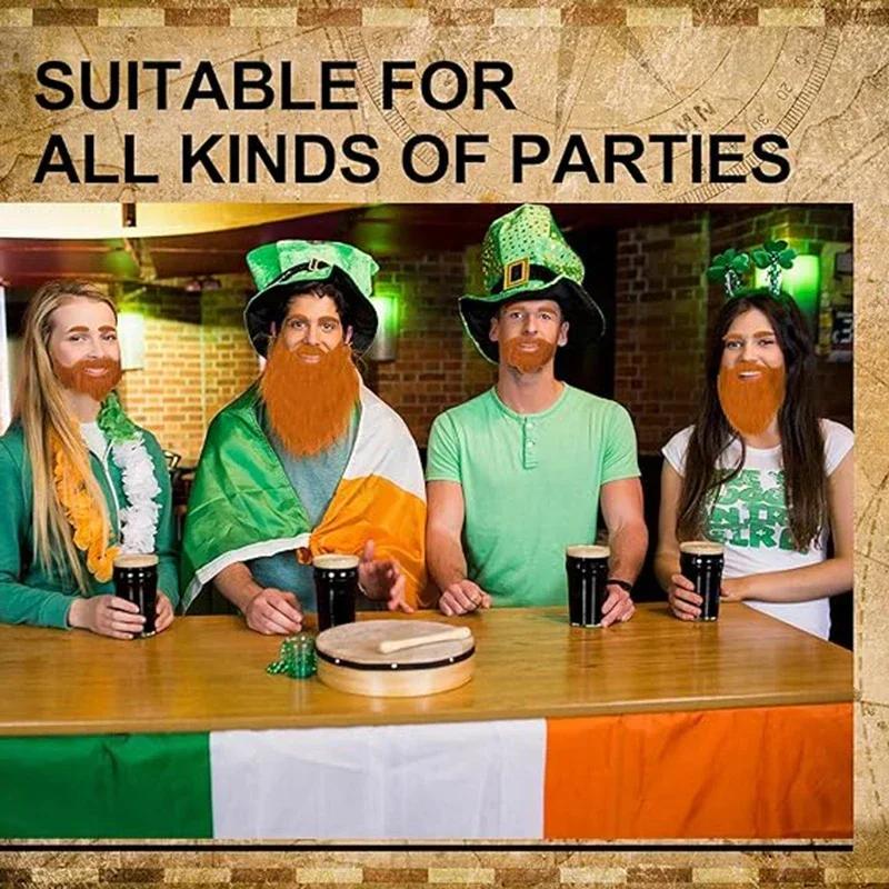 1 шт. DIY Маскарадная борода, длинная пушистая борода, реквизит для костюма для косплея, борода Санта-Клауса, брови, усы, аксессуар для рождественской вечеринки