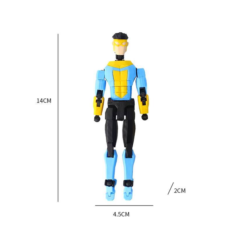 3D-печатная Синемасочная Непобедимая T13 Dummy13 Многосуставная Подвижная 3D-печатная Игрушка-трансформер Фигурка Действия Индивидуальная Игрушка