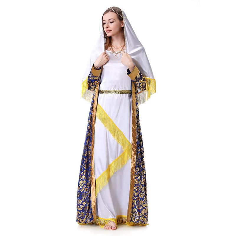 New Halloween Character Costume Dubai Long Dress Dress Fashion Women's Clothing Muslim Fashion