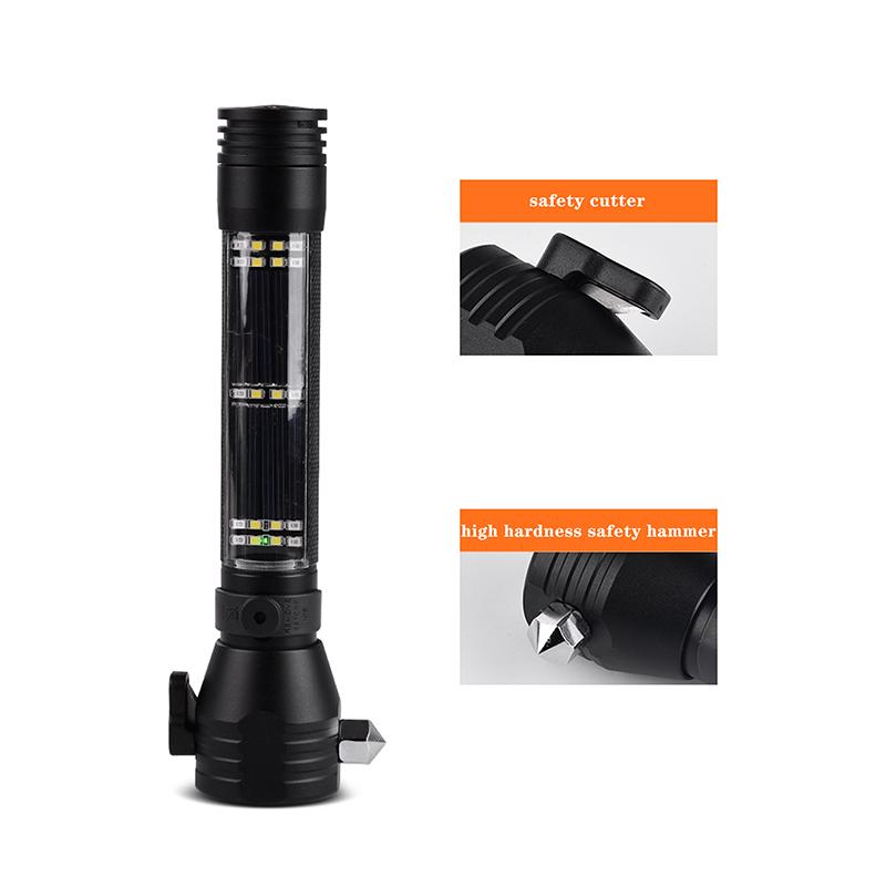 LED Flashlight USB Rechargeable Waterproof Ultra Bright Tactical Flash Light Torch Multiple Modes For Camping Hiking