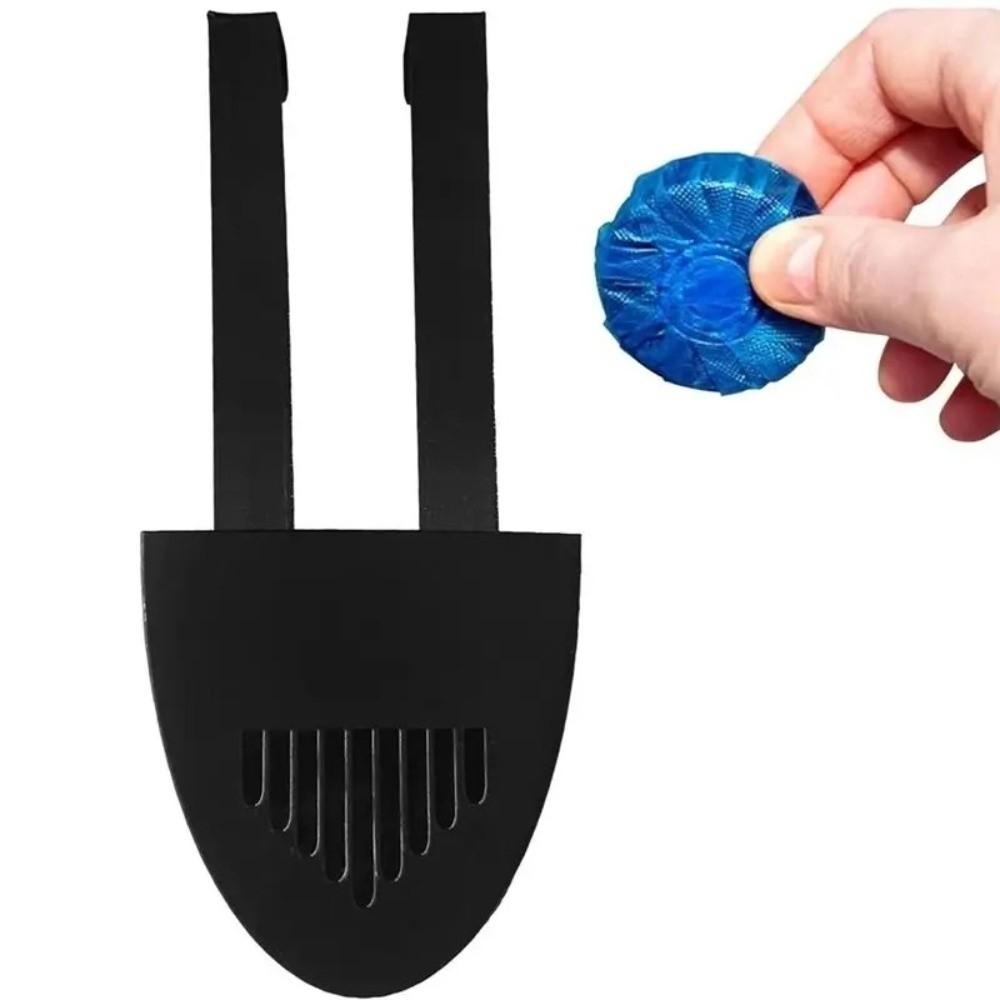 Anti-Slip Toilet Tank Cleaning Tablet Holder Plastic Bleach Tablet Bracket Bathroom