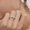 TATIANA (SILVER925) Heart Cubic Simple Ring CR1818