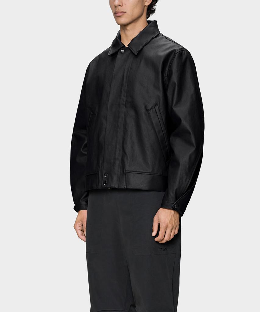 Rains Heavy Woven Overshirt - Black