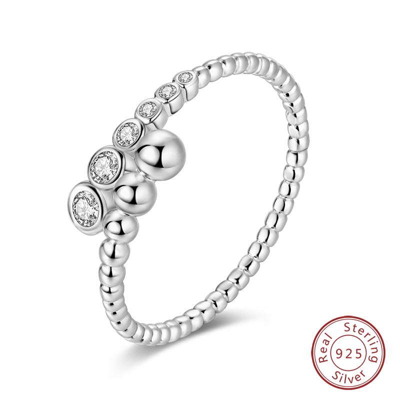 925 Sterling Silver Heart Shaped Infinite Minimalist Rings Hollow Celtic Knot Rings for Women Elegant Engagement Wedding Jewelry