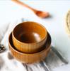 Household Japanese Tableware Creative Anti-scalding Soup Bowl Chinese Wooden Bowl Round Noodle Salad Bowl PCVWFR