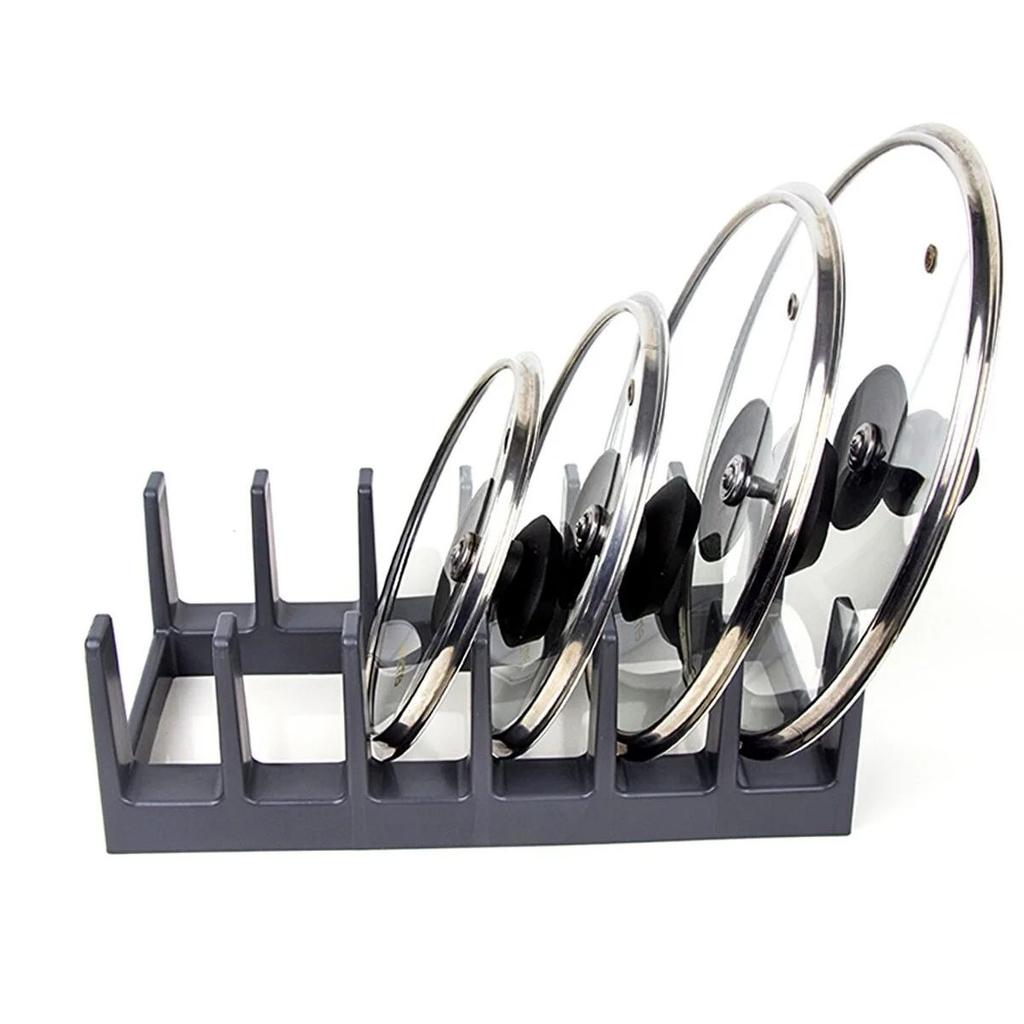 Органайзер для крышки кастрюли - 6 секций для хранения ящиков для кухонной крышки