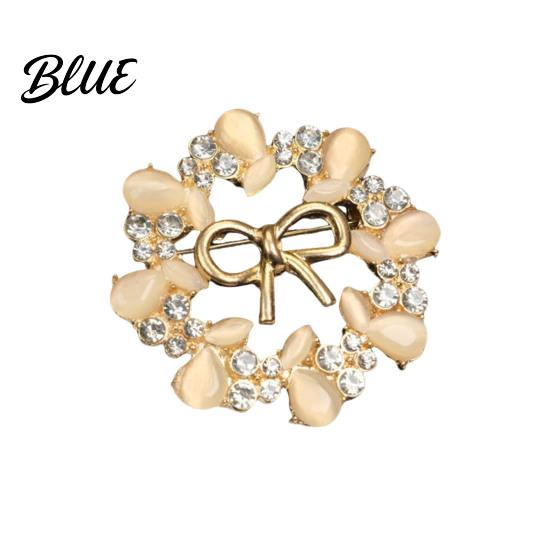 Decorative Brooch Pin Retro Style Leaf Floral Design Lapel