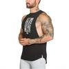 Running Vests Mens Gym Tank Tops Sleeveless T-shirt Male O-neck Casual Cotton Fitness Singlets Muscle Workout Bodybuilding Vest