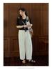 Xiao Li Plus Size Women's Milk Skin Balloon Pants: Easy-Care, Wrinkle-Resistant, Hip-Slimming Casual Summer Pants.