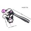 Cute Sanrio Cartoon Keychain: Kuromi & Cinnamoroll Plush Bag Charm