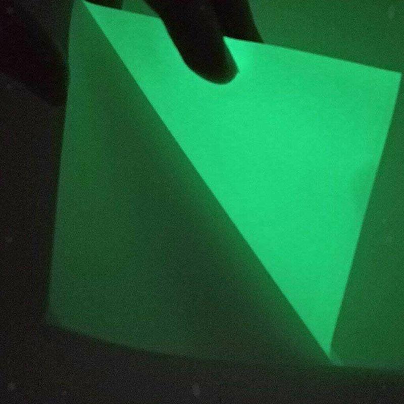 1 Roll Green Blue Luminous Lettering Film Heat Transfer Film Luminous T-Shirt Material Heat Transfer Vinyl