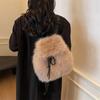 Autumn and Winter Fur Bag for Women New Fashion and Elegant High-end Versatile Fur Bag with Fashionable Pockets