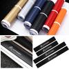 MVDC1 4Pcs Carbon Fiber Car Door Sill Plate Protectors Stickers For Citroen C1 C2 C3 C4 Grand Picasso C4L C5 C-ELYSEE Xsara Berlingo