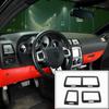 Накладка на вентиляционное отверстие кондиционера из углеродного волокна для Dodge Challenger 2009-2014