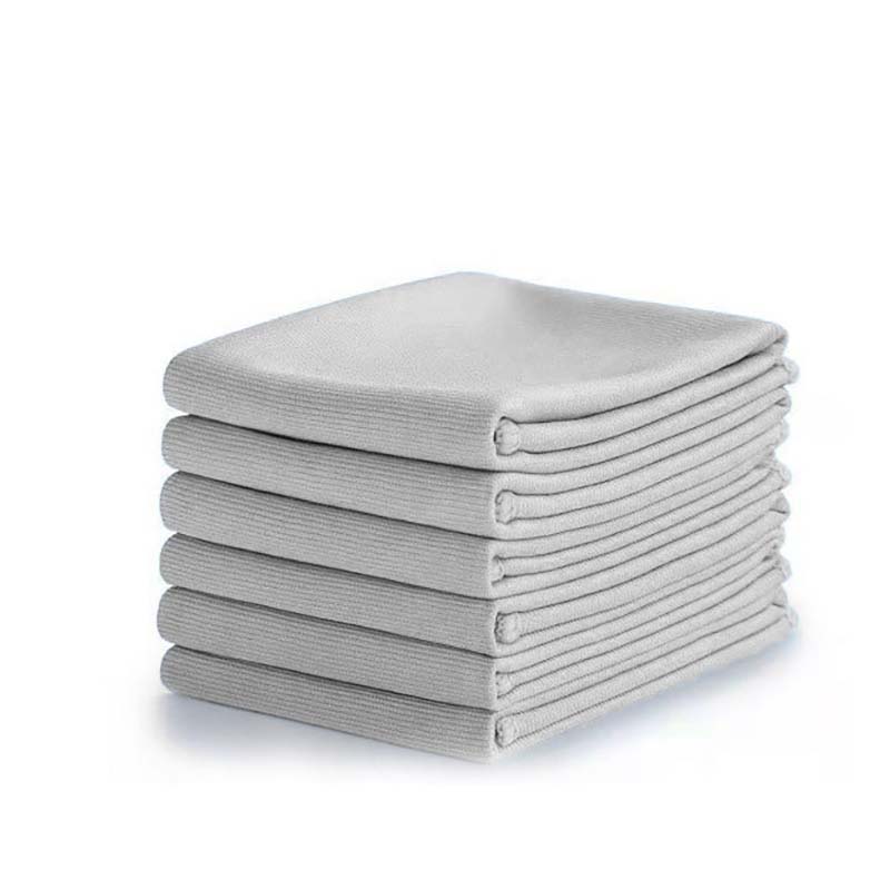 1 шт. Микрофибровое полотенце для стекла, салфетка для чистки зеркал, кухонное полотенце, салфетка для протирки бокалов, полировка металла, очистка окон автомобиля, впитывающее полотенце для чистки автомобиля