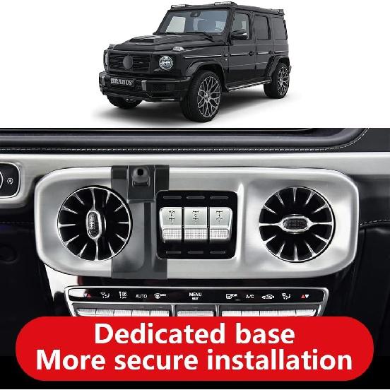 Автомобильный держатель для телефона для Mercedes Benz G G-Class 2019-2024 AMG G63 G65 G55 G500 W463 Wagon Автоаксессуары Навигационный кронштейн Украшение интерьера для мобильных устройств