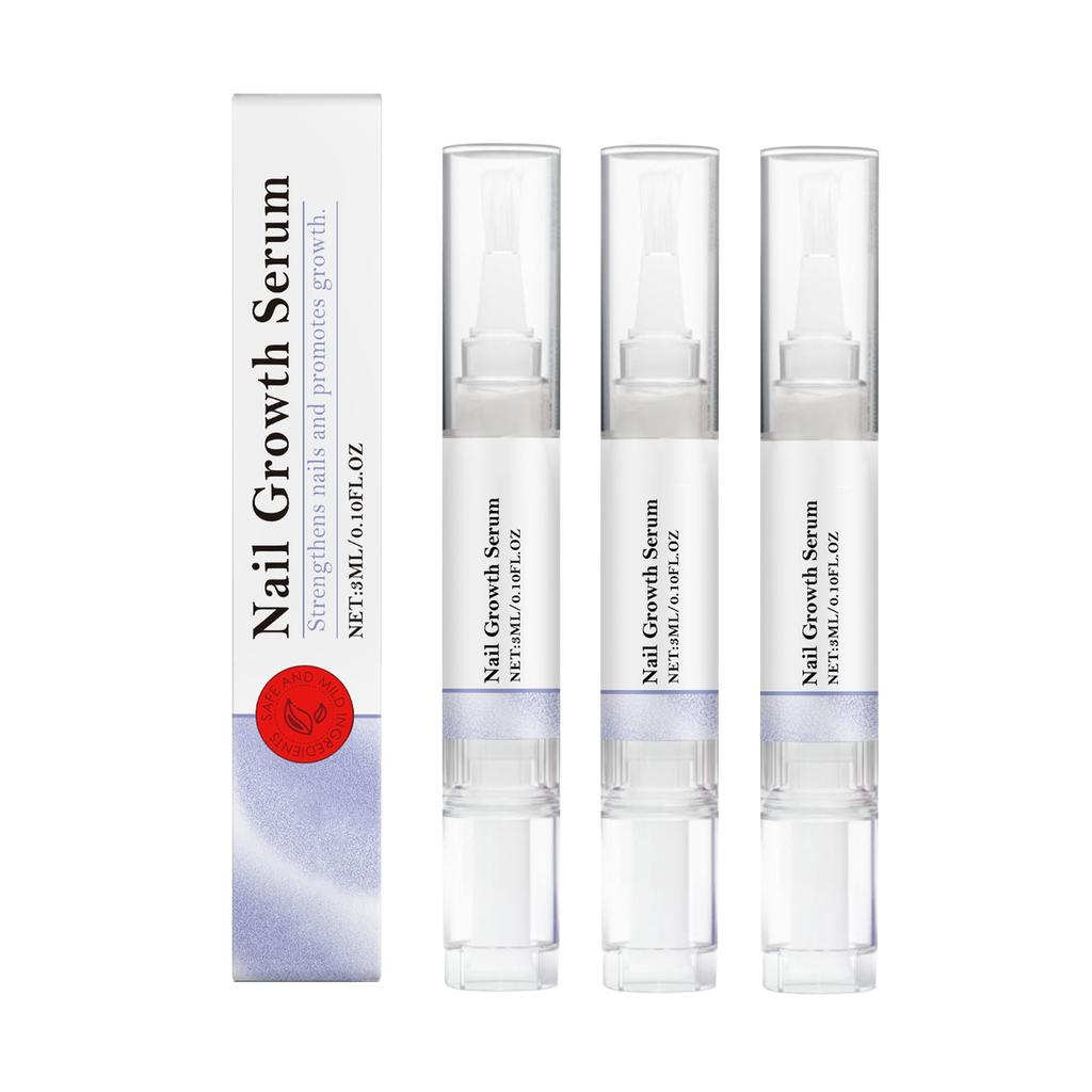 Сыворотка для роста ногтей, уход за ногтями от грибка, ручка для восстановления здорового вида ногтей, обесцвеченных или поврежденных грибком ногтей, 3 мл