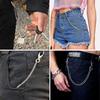 16" Punk Belt Wallet Chain Waist Pants Chain Pocket Chain with Keyring Jewerly