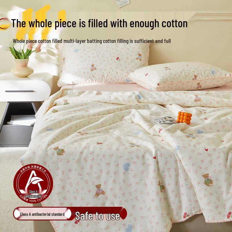 Muji Style 100% Xinjiang Cotton Summer Quilt