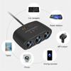 3 In 1 Dual USB Socket 120W Car Cigarette Lighter Splitter 12V 24V Fast Charger Plug Phone Power Adapter for Car DVR GPS Dashcam