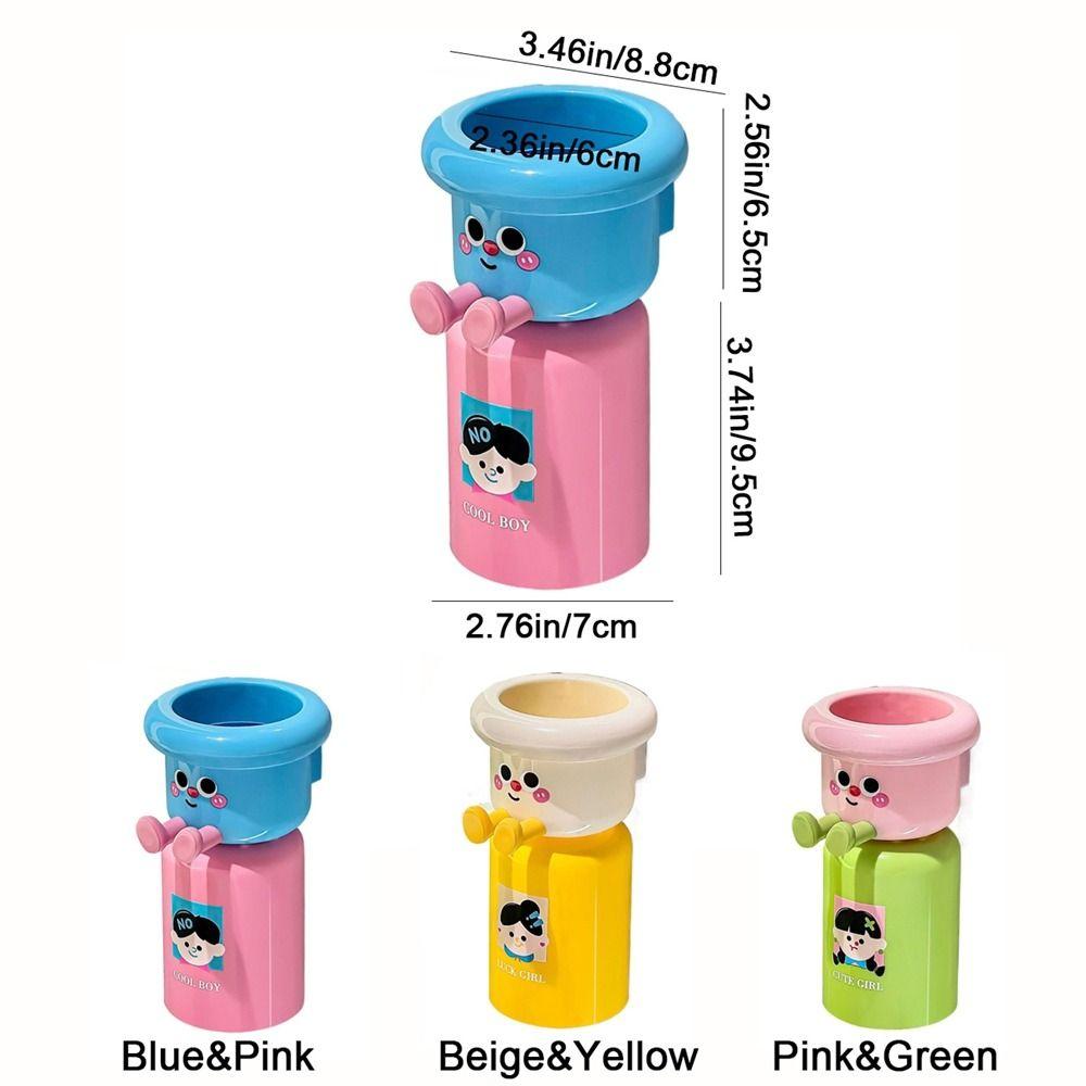 Милый держатель для зубных щеток без пробивания отверстий, дофаминовый набор детских стаканчиков для зубных щеток для дома