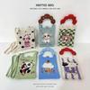 Cartoon Puppy Knitted Crossbody Phone & Coin Bag - Mini, Portable & Versatile for Students and Commuters