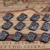 Кованое Железо Амулет-Подвеска Руна АЛЬГИЗ Нордический Талисман Ожерелье Чеканное Руническое
