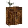 VidaXL Buffet chêne fumé 69,5x34x90 cm bois d'ingénierie 827977