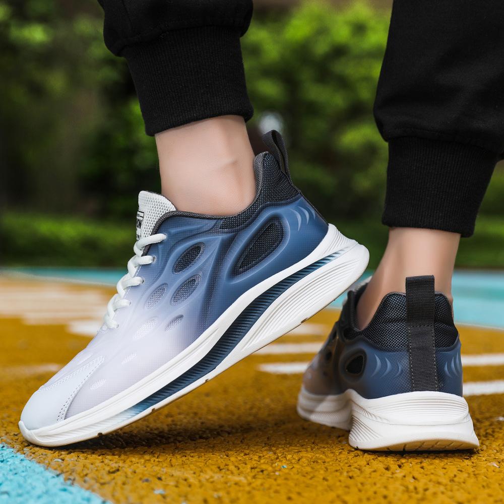 Спортивная мужская обувь, новинка 2024 года, холодная липкая модная повседневная обувь, сверхлегкие дышащие кроссовки, мягкая подошва, универсальная, импортная торговля