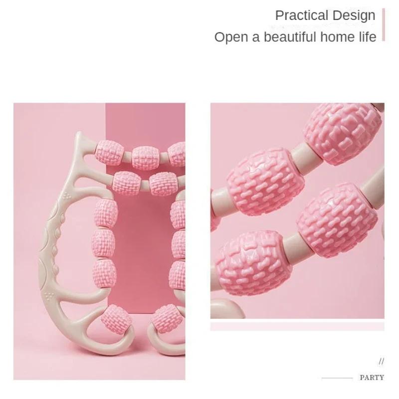 Pressotherapy Massage Lymphatic Drainage Massager 13 Wheels Muscle Roller 360° Deep Tissue Muscle Roller For Legs, Neck, Arms