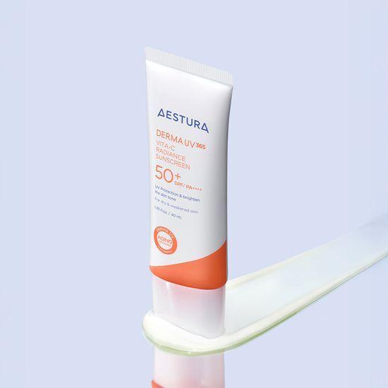 (50% скидка) Aestura Derma UV365 Vita C Radiant Moisture Солнцезащитный крем 40мл (+20мл)