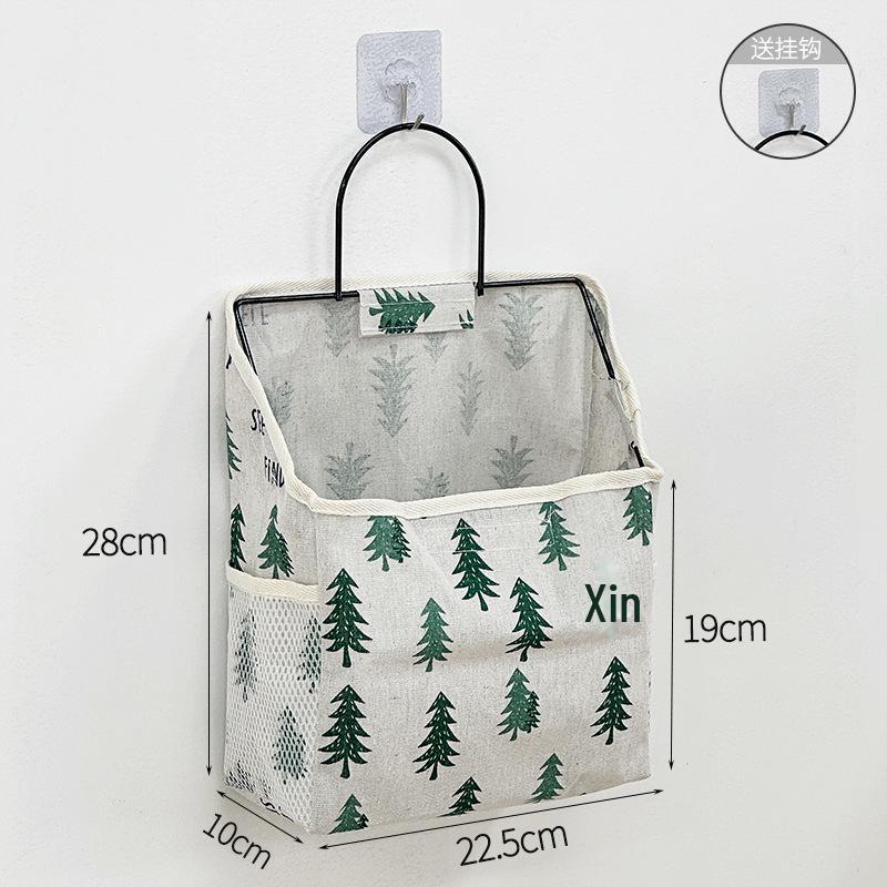Wall-Mounted Hanging Storage Bag for Dormitory and Door
