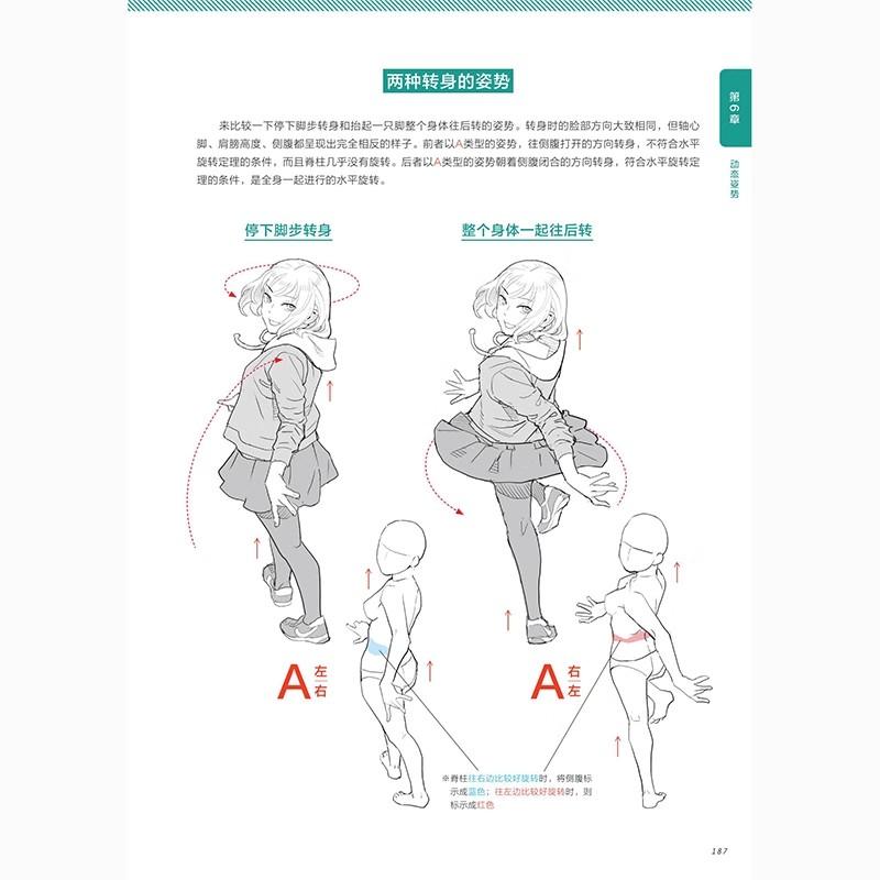 Поза персонажа Человеческое тело Динамичный рисунок Структура Учебник Справочник Материал персонажа Книга 272 страницы